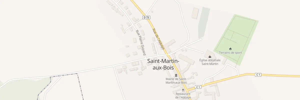 Plan du 23 Rue des Erables à Saint-Martin-aux-Bois