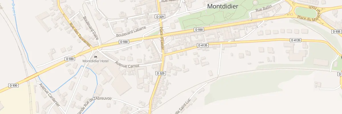 Plan du 1 Rue de Paris à Montdidier
