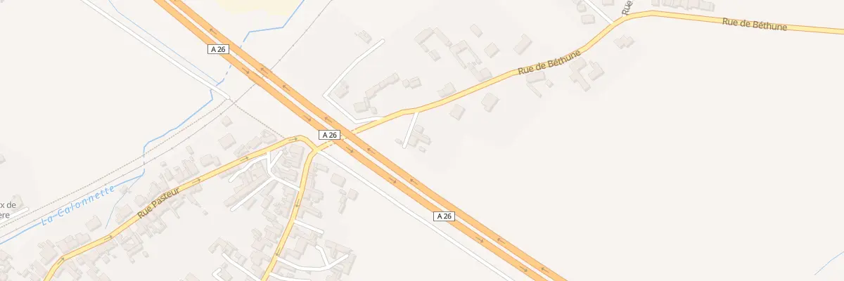 Plan du 72 Rue de Béthune à Labeuvrière