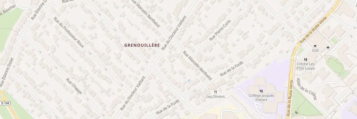 Plan du 40 Rue Marcelin Berthelot à Noisy-le-Grand