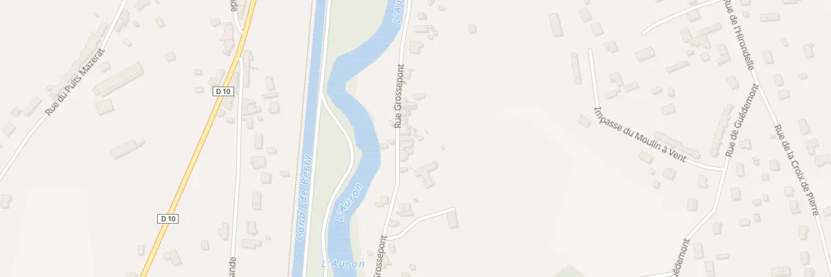 Plan du 41 Rue de Grossepont à Dun-sur-Auron