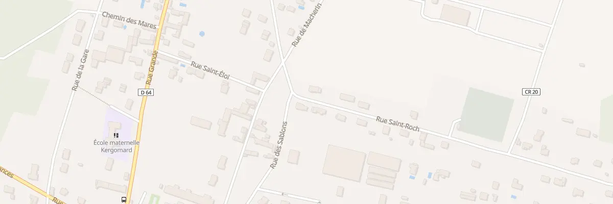 Plan du 509 Rue Saint Roch à Arbonne-la-Forêt