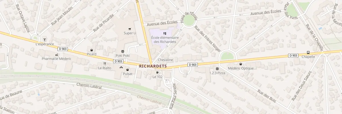 Plan du 89 Av Médéric à Noisy-le-Grand