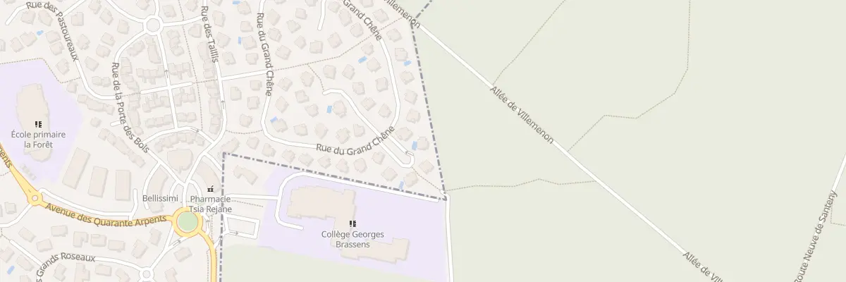 Plan du 30 Rue du Grand Chêne à Marolles-en-Brie