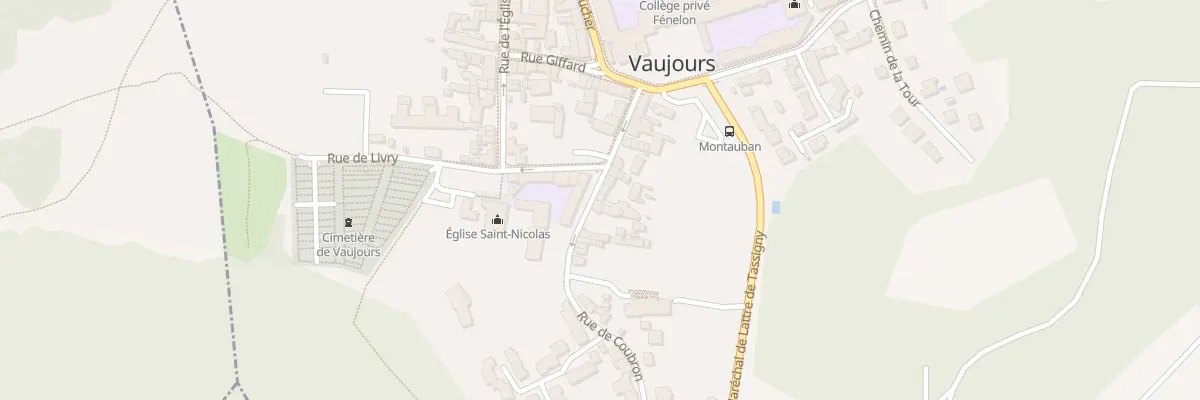 Plan du 33 Rue de Coubron à Vaujours