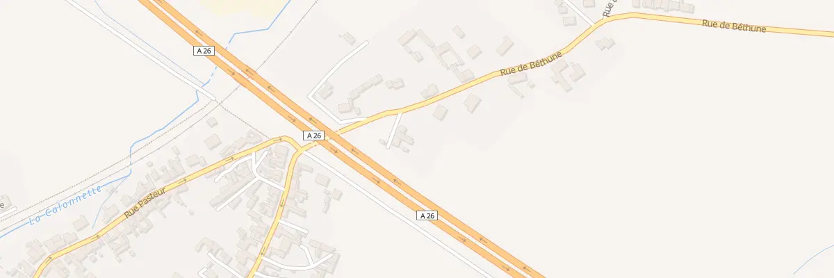 Plan du 68 Rue de Béthune à Labeuvrière