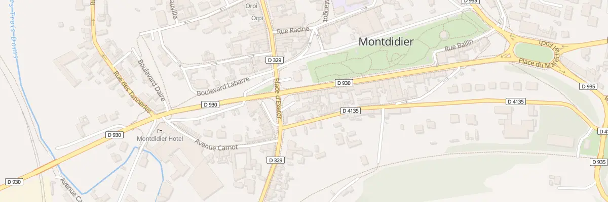 Plan du 2 Bd du Général Debeney à Montdidier