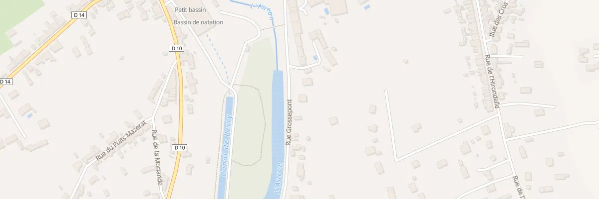 Plan du 1 Rue de Grossepont à Dun-sur-Auron
