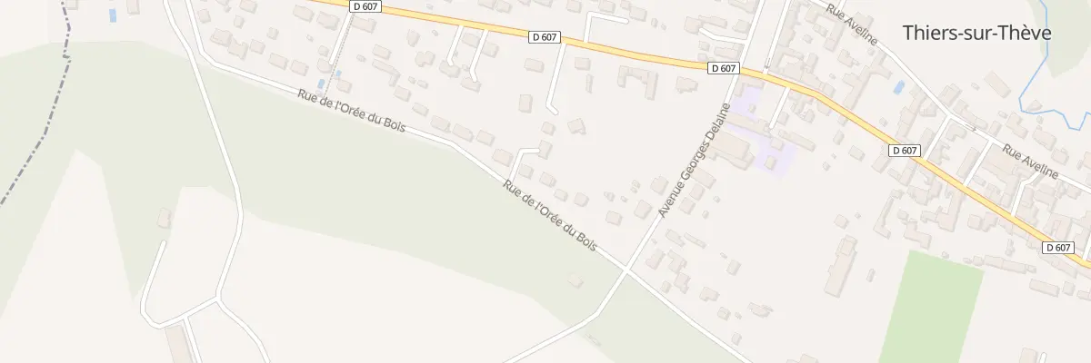 Plan du 10 Rue de l’Orée du Bois à Thiers-sur-Thève