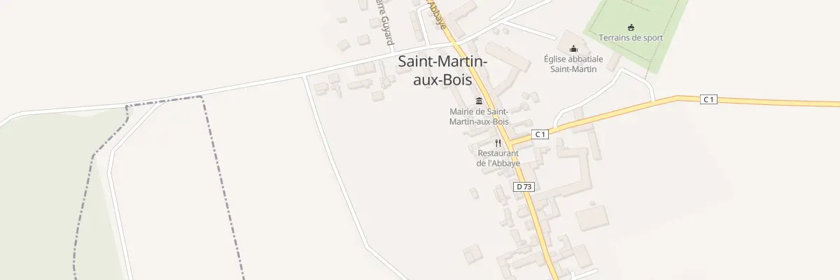 Plan du 511 Rue de l’Abbaye à Saint-Martin-aux-Bois
