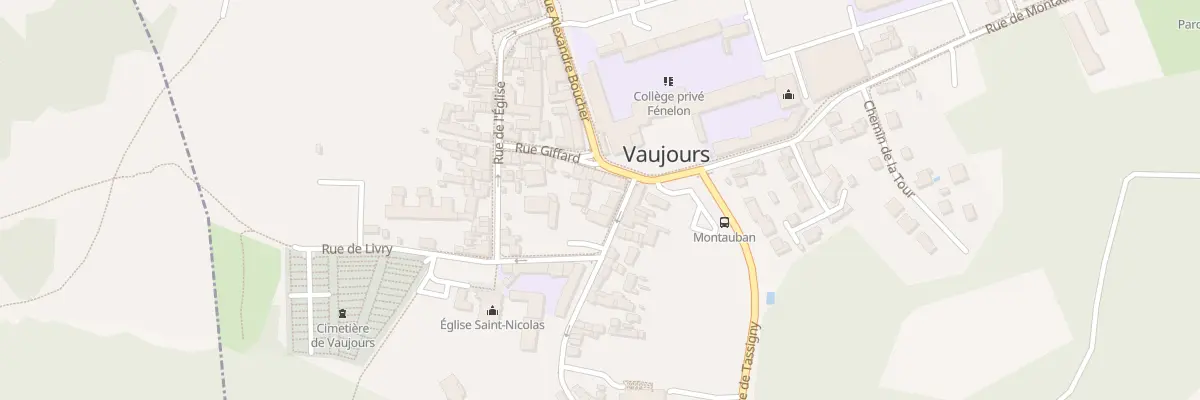 Plan du 6 Rue de Coubron à Vaujours