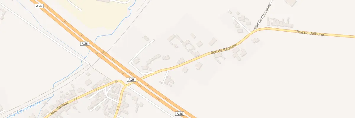 Plan du 111 Rue de Béthune à Labeuvrière