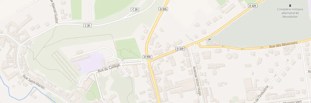 Plan du 5 Rue Jean Doublet à Montdidier