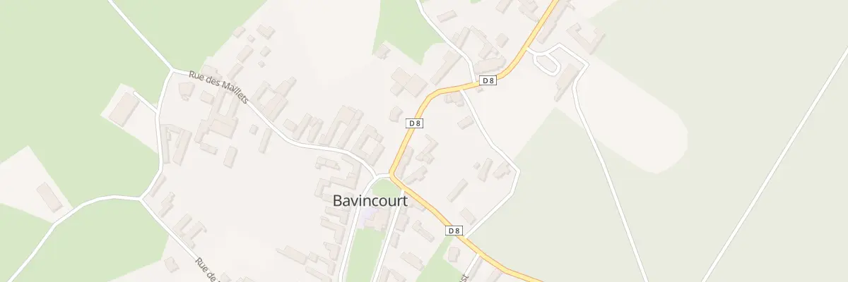 Plan du 2 Rue de l’Eglise à Bavincourt