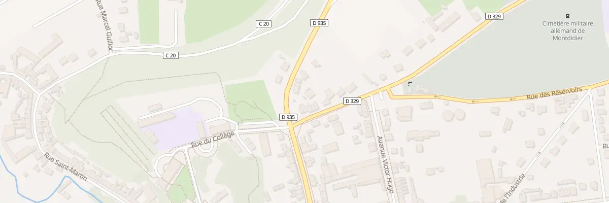 Plan du 7 Rue Jean Doublet à Montdidier
