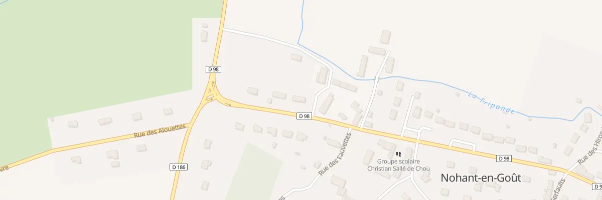 Plan du 5 Rue des Colombes à Nohant-en-Goût