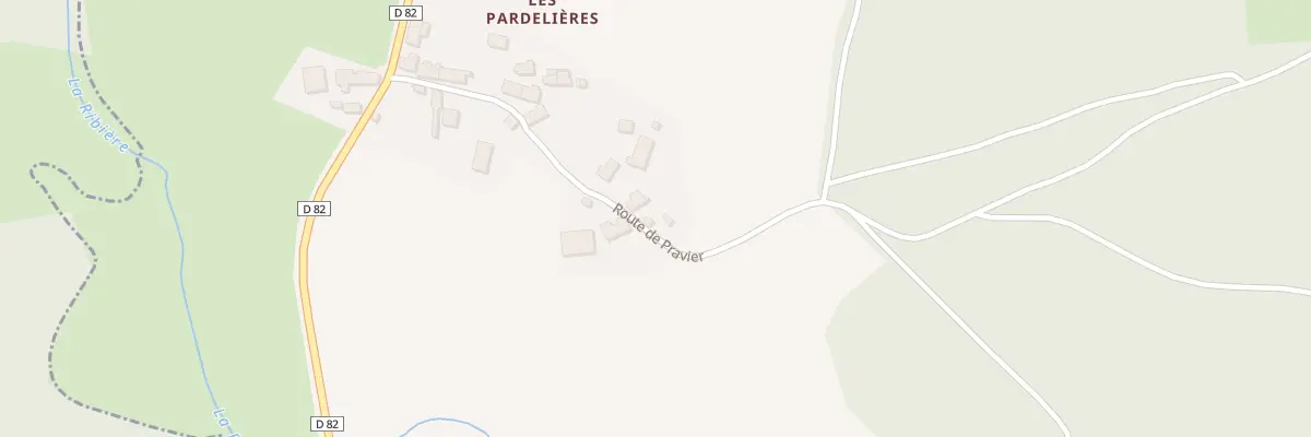 Plan du 5080 Les Pardelieres à Saint-Étienne-des-Champs