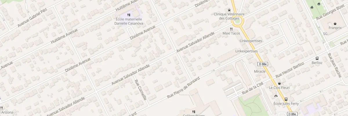 Plan du 2 Rue Montaigne à Tremblay-en-France