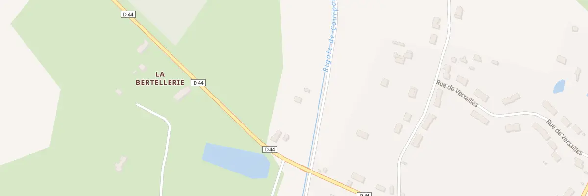 Plan du 40 Rte de Lorris à Montereau