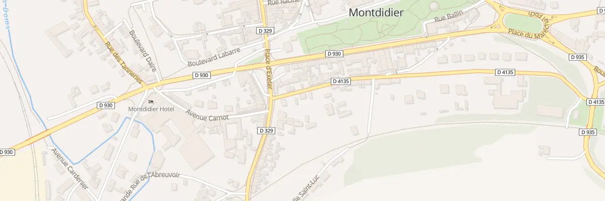 Plan du 2 Rue Gaston et Guy Floury à Montdidier