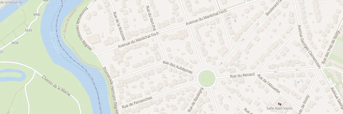Plan du 25 Rue du Vert Pré à Gournay-sur-Marne