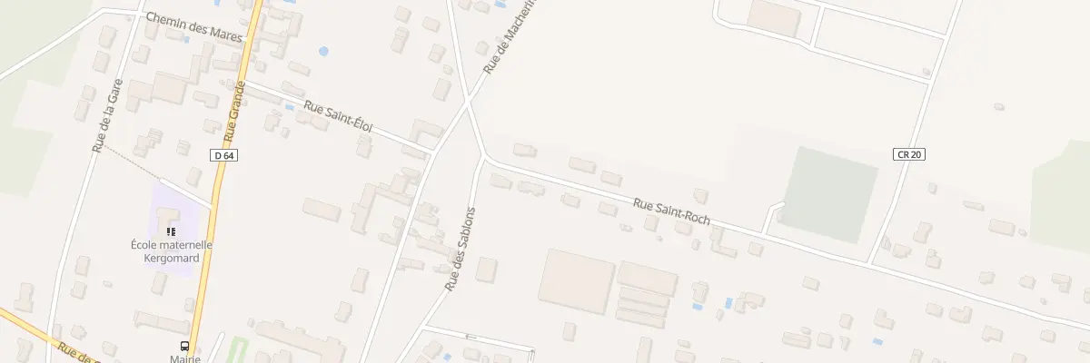 Plan du 489 Rue Saint Roch à Arbonne-la-Forêt