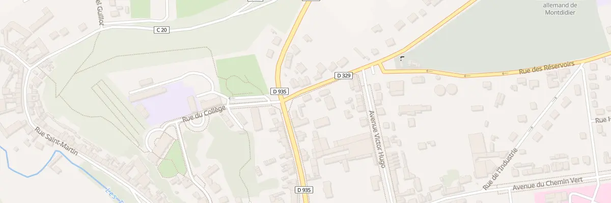 Plan du 2 Rue Jean Doublet à Montdidier