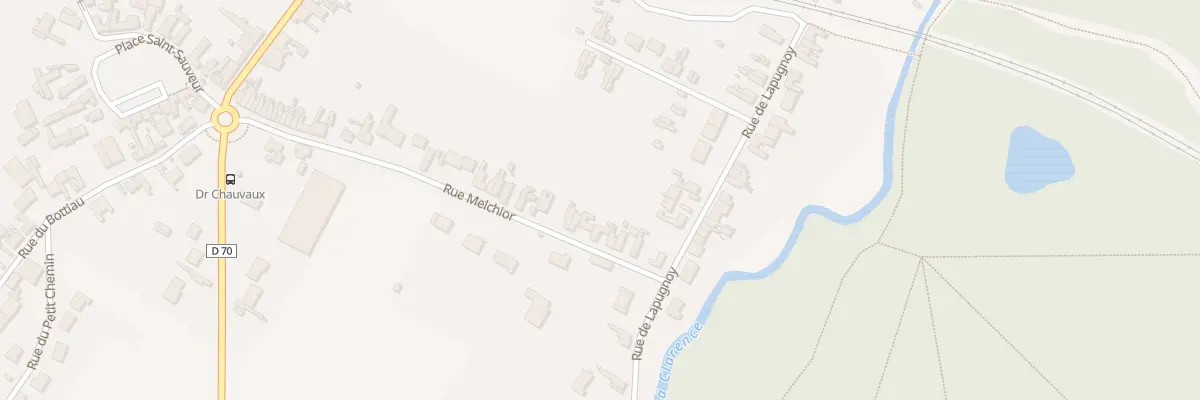 Plan du 286 Rue Melchior à Chocques