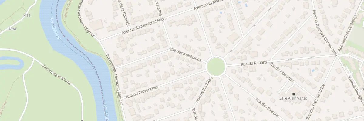 Plan du 7 Rue des Aubepines à Gournay-sur-Marne