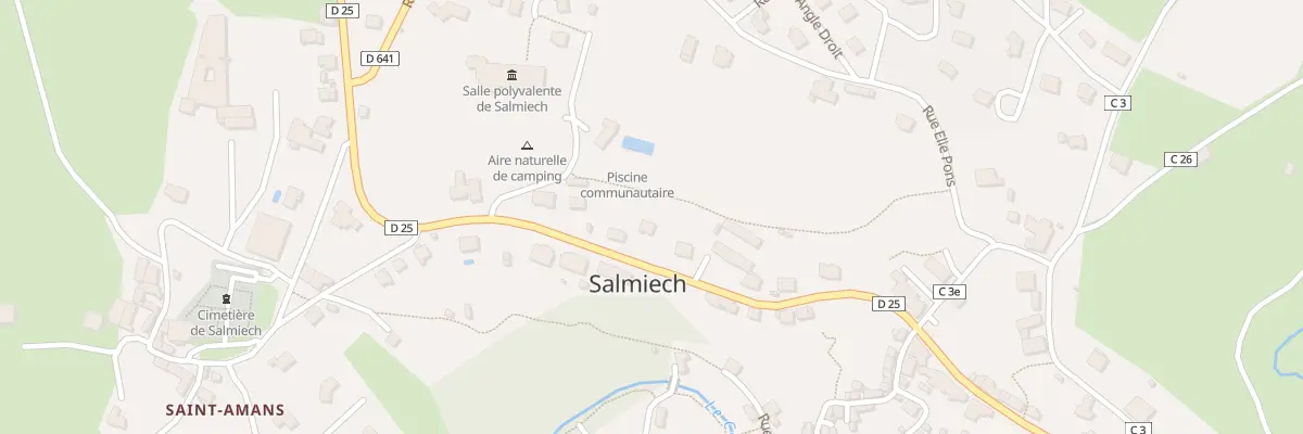 Plan du 5420 Rte de Rodez à Salmiech