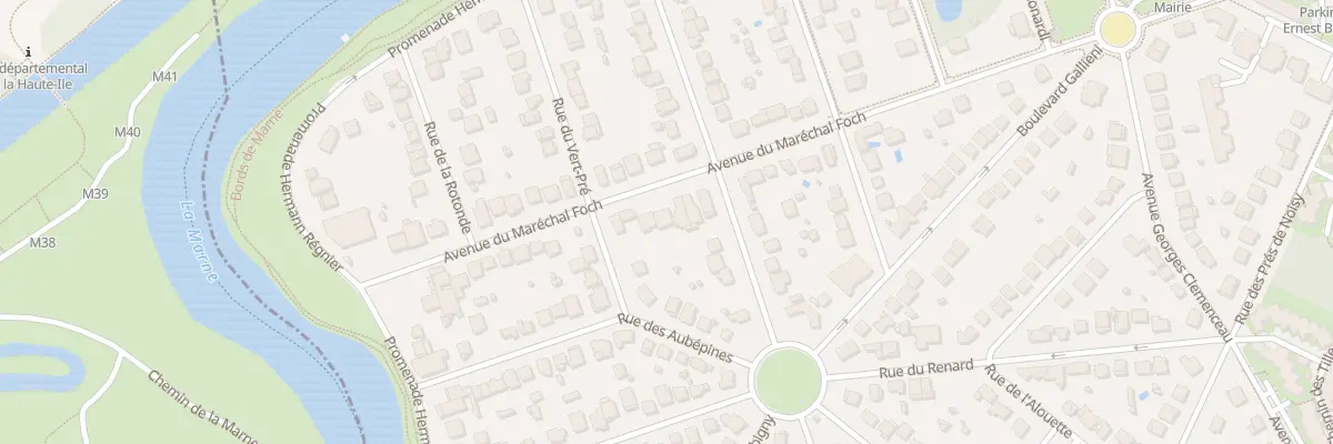Plan du 51 Av Foch à Gournay-sur-Marne
