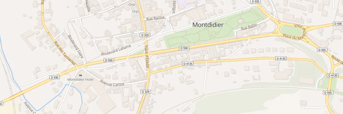 Plan du 6 Bd du Général Debeney à Montdidier