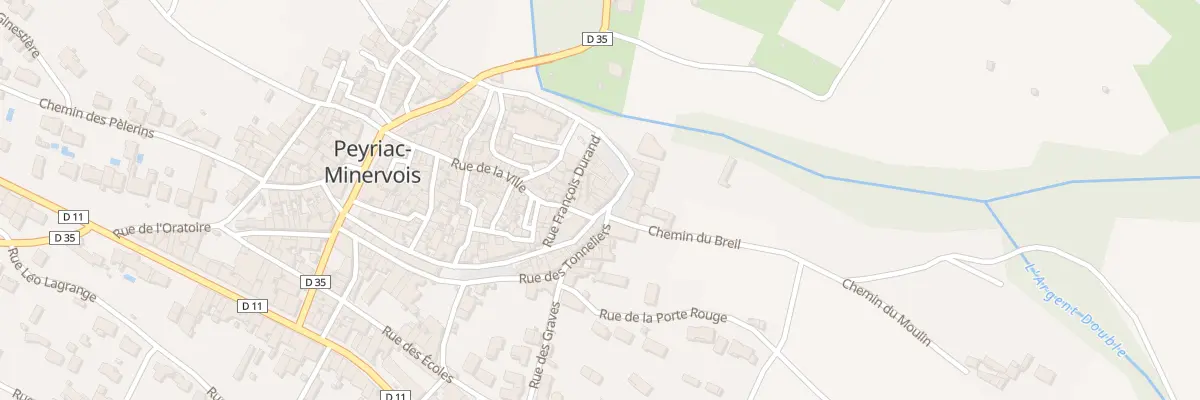 Plan du 77 Le Village à Peyriac-Minervois