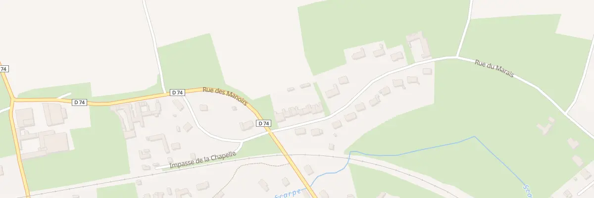 Plan du 26 Rue du Marais à Savy-Berlette