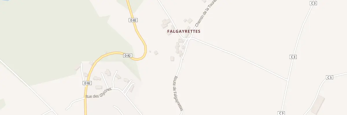 Plan du 5081A Falgayrettes à Comps-la-Grand-Ville