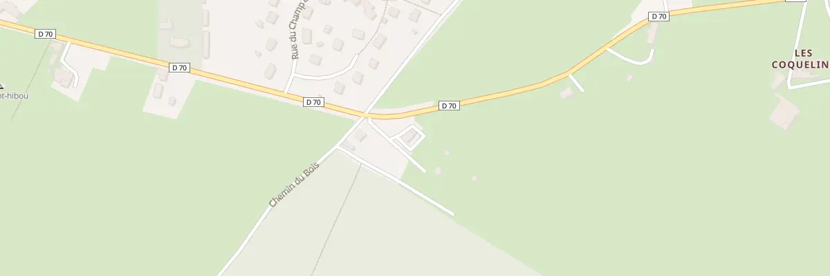 Plan du 3 Che du Bois à Audes