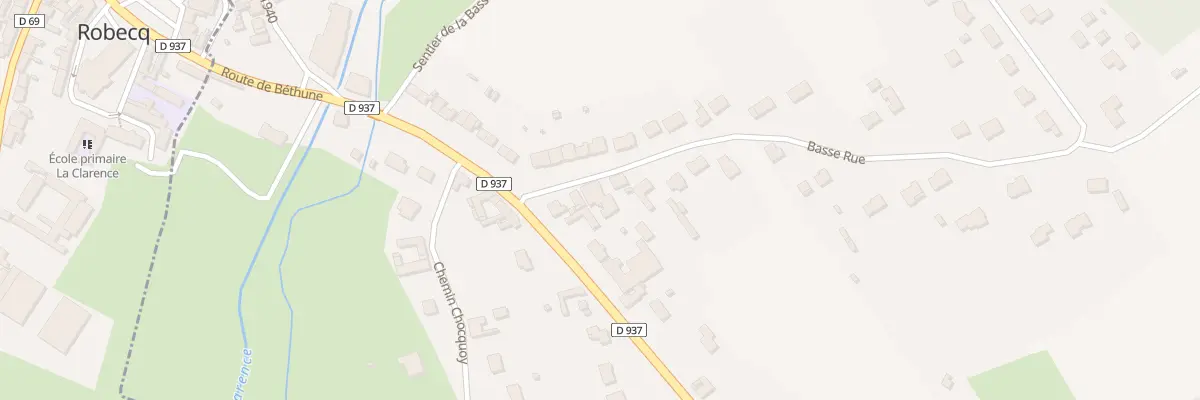 Plan du 38 Rue Basse Rue à Mont-Bernanchon
