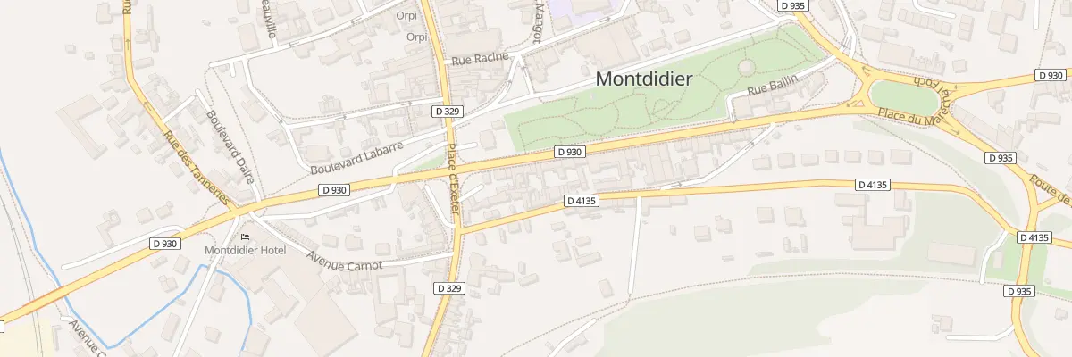 Plan du 8 Bd du Général Debeney à Montdidier