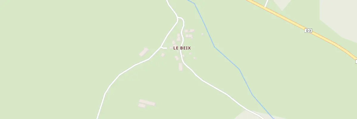 Plan du 12 Le Beix à Antignac