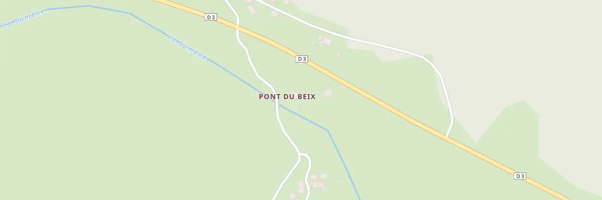 Plan du 1 Pont du Beix à Antignac