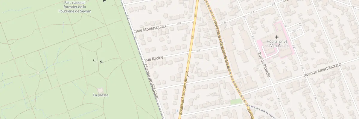 Plan du 8B Rue Racine à Vaujours