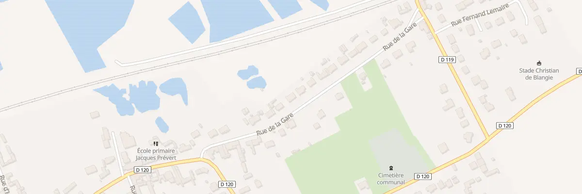 Plan du 7 Rue de la Gare à Méricourt-l’Abbé