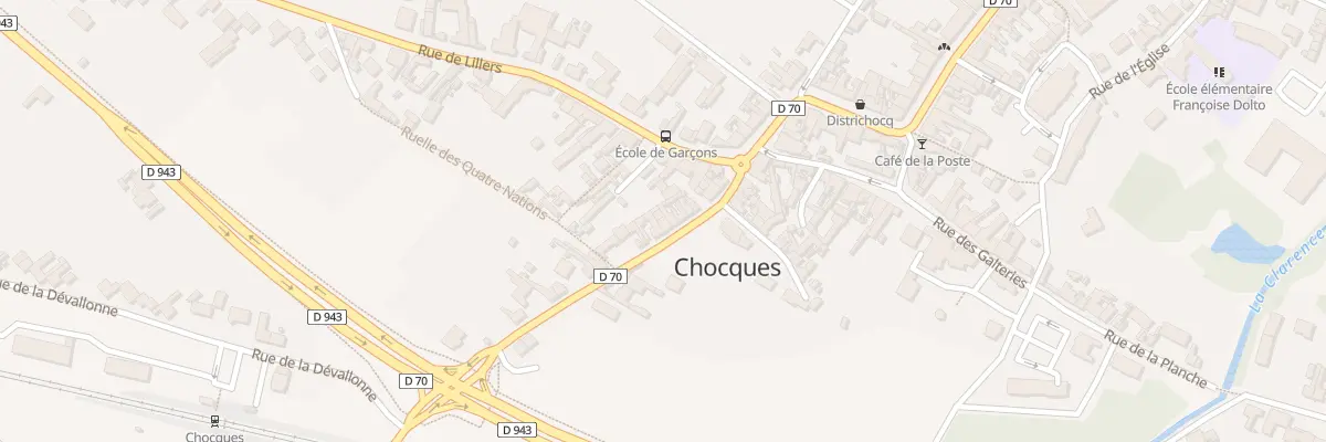 Plan du 70 Rue de la Gare à Chocques