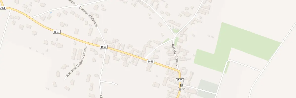 Plan du 1 Rue du Gen de Gaulle à Achères-la-Forêt