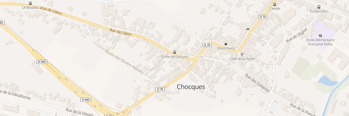 Plan du 55 Rue de Lillers à Chocques