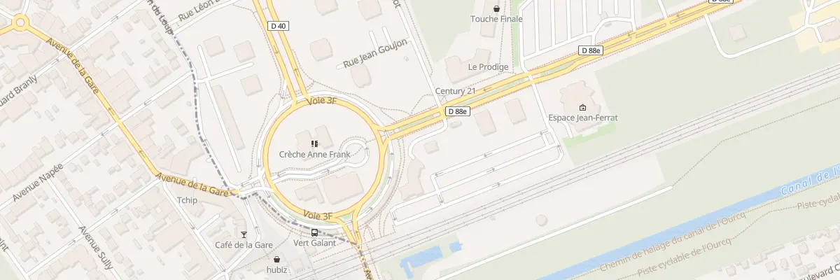 Plan du 108 Av Gilbert Berger à Tremblay-en-France