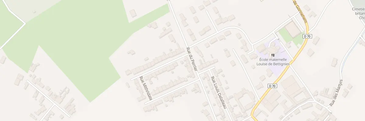 Plan du 197 Rue du Perrier à Chocques