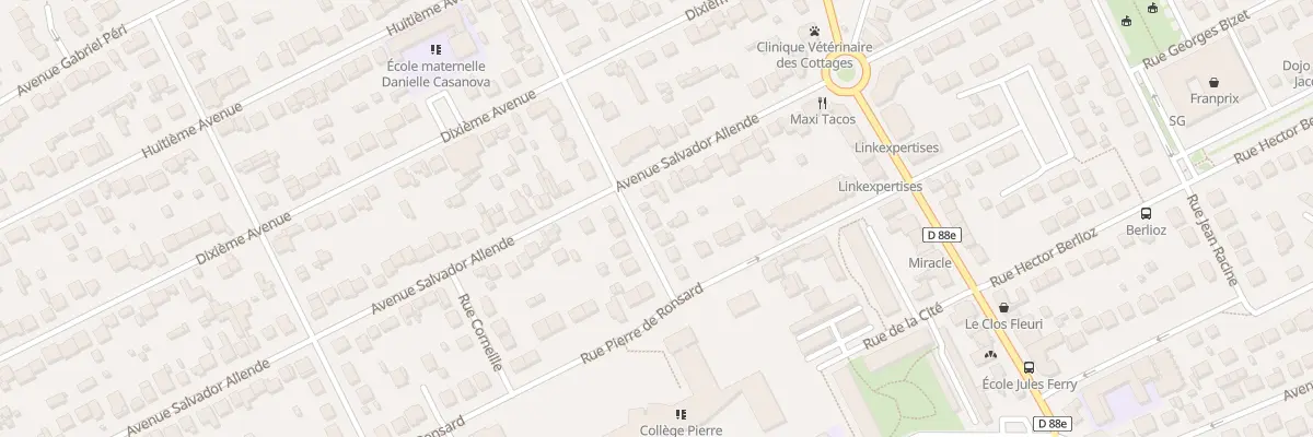 Plan du 3 Rue Montaigne à Tremblay-en-France