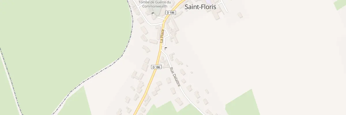 Plan du 25 Voie Delattre à Saint-Floris