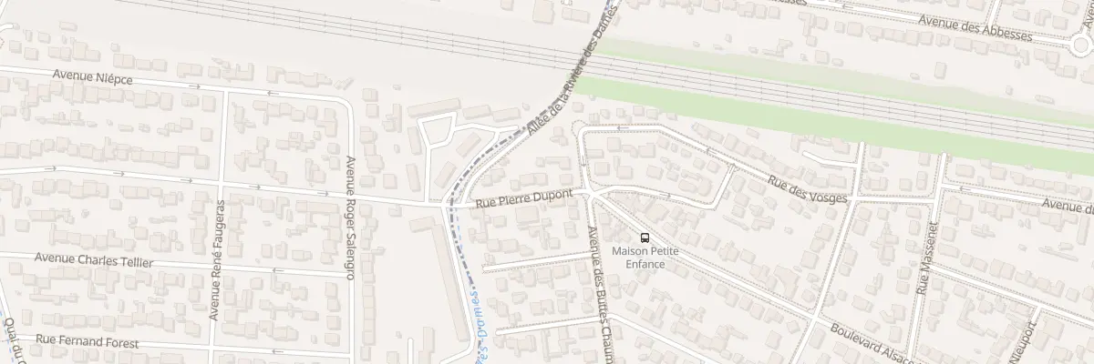 Plan du 2 Rue Pierre Dupont à Chelles